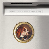 MINIATURE DOG PORTRAITS Bloodhound Magneet (Insitu (Vaatwasser))
