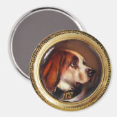 MINIATURE DOG PORTRAITS Bloodhound Magneet (Voorkant / Achterkant)