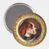MINIATURE DOG PORTRAITS Bloodhound Magneet (Voorkant / Achterkant)