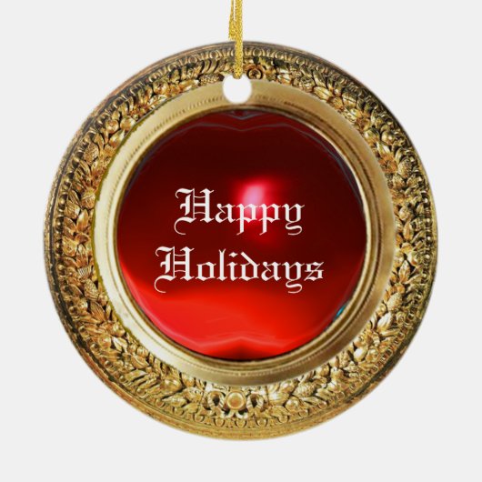 MINIATURE DOG PORTRAITS Fox Terrier Keramisch Ornament (Achterkant)