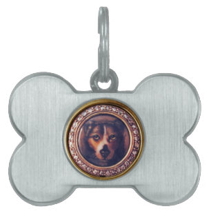 MINIATURE DOG PORTRAITS Pincher Huisdieren Naamplaatje