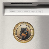 MINIATURE DOG PORTRAITS Pincher Magneet (Insitu (Vaatwasser))