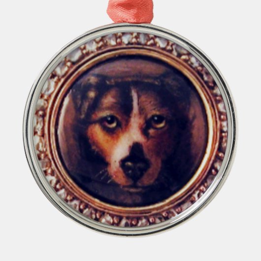 MINIATURE DOG PORTRAITS Pincher Metalen Ornament (Voorkant)