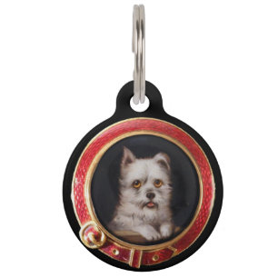 MINIATURE DOG PORTRAITS West Highland Terrier Huisdierpenning