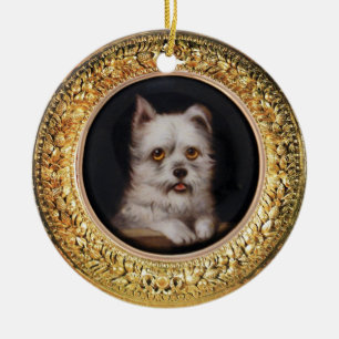 MINIATURE DOG PORTRAITS West Highland Terrier Keramisch Ornament