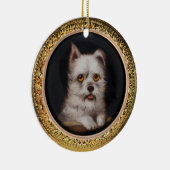 MINIATURE DOG PORTRAITS West Highland Terrier Keramisch Ornament (Rechts)