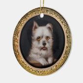 MINIATURE DOG PORTRAITS West Highland Terrier Keramisch Ornament (Links)