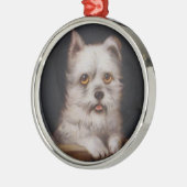 MINIATURE DOG PORTRAITS West Highland Terrier Metalen Ornament (Links)