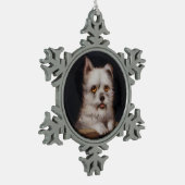 MINIATURE DOG PORTRAITS West Highland Terrier Tin Sneeuwvlok Ornament (Links)