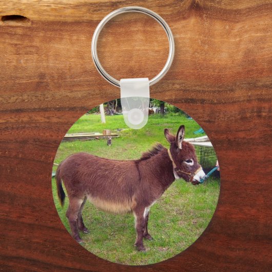 Miniature Donkey Sleutelhanger (Voorkant)