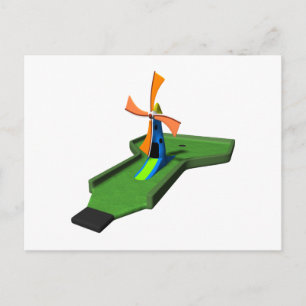 Miniature Golf Briefkaart