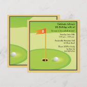 Miniature Golf Game Kaart (Voorkant / Achterkant)