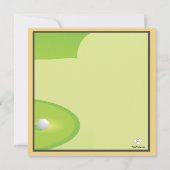 Miniature Golf Game Kaart (Achterkant)