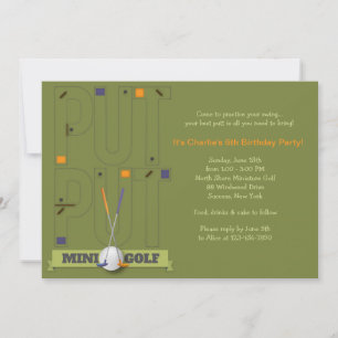 Miniature Golf Kaart