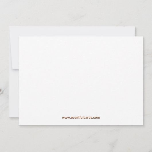 Miniature Golf Party Invitation Kaart (Achterkant)