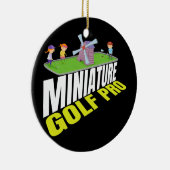 Miniature Golf Pro I Golfclub Golfer Golfers Keramisch Ornament (Rechts)