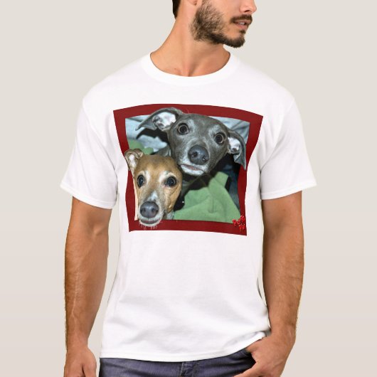 Miniature Greyhounds T-shirt (Voorkant)