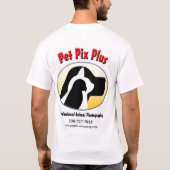 Miniature Greyhounds T-shirt (Achterkant)