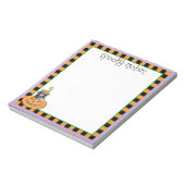 Miniature Halloween Poodle Notitieblok (Linkerzijde)