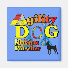 Miniature_Pinscher_Agility Gifts Magneet