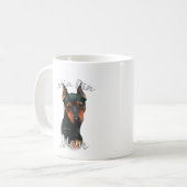 Miniature Pinscher (blk) Mam 2 Koffiemok (Voorkant links)