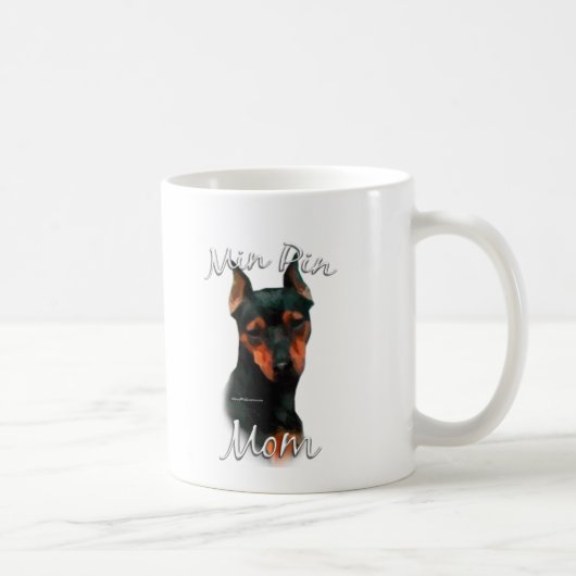 Miniature Pinscher (blk) Mam 2 Koffiemok (Rechts)