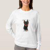 Miniature Pinscher (blk) Mam 2 T-shirt (Voorkant)