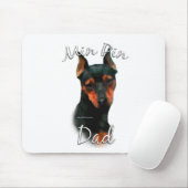 Miniature Pinscher (blk) Pa 2 Muismat (Met muis)