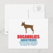 Miniature Pinscher Briefkaart (Voorkant / Achterkant)