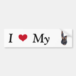 Miniature Pinscher Bumpersticker