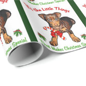 Miniature Pinscher Cadeaupapier (Rol Hoek)