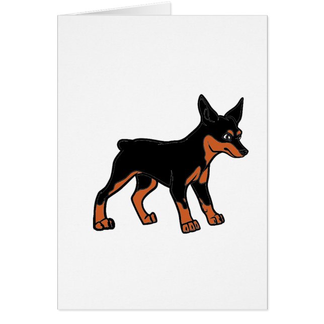 miniature pinscher cartoon (Voorkant)
