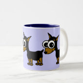 Miniature Pinscher Coffee Mok (Voorkant rechts)