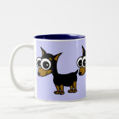 Miniature Pinscher Coffee Mok (Links)