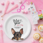 Miniature Pinscher Dog Papieren Bordje (Feest)