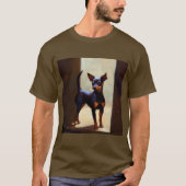 Miniature Pinscher Dog T-shirt (Voorkant)