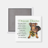 Miniature Pinscher Gifts Magneet (Voorkant / Achterkant)