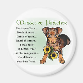 Miniature Pinscher Gifts Magneet