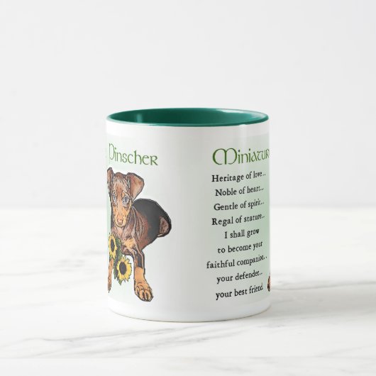 Miniature Pinscher Gifts Mok (Midden)