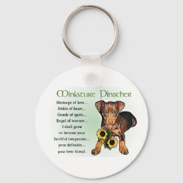 Miniature Pinscher Gifts Sleutelhanger