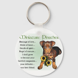 Miniature Pinscher Gifts Sleutelhanger