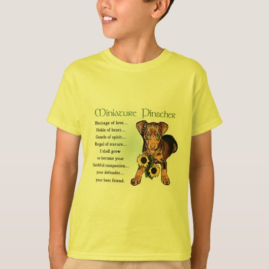 Miniature Pinscher Gifts T-shirt (Voorkant)