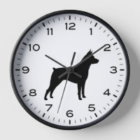 Miniature Pinscher Hondenras Silhouette MinPin