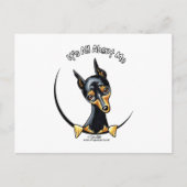Miniature Pinscher IAAM Briefkaart (Voorkant)