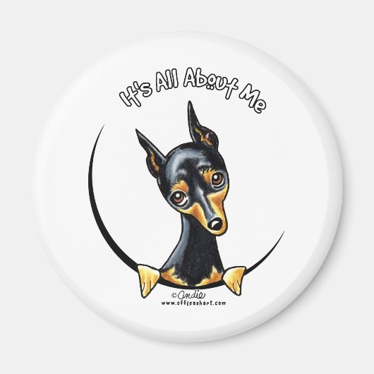Miniature Pinscher IAAM Magneet (Voorkant)