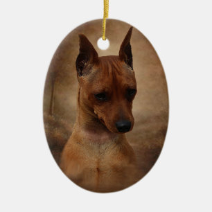 Miniature Pinscher Keramisch Ornament