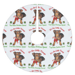 Miniature Pinscher Kerstboom Rok