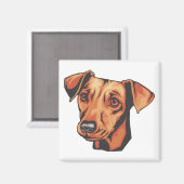 Miniature Pinscher Magneet (Voorkant / Achterkant)