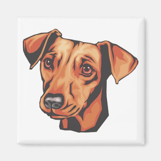 Miniature Pinscher Magneet (Voorkant)