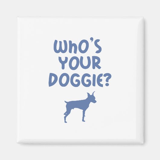 Miniature Pinscher Magneet (Voorkant)